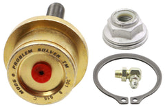 MOOG K80141 ball joint side profile shows precise fit for stable suspension.