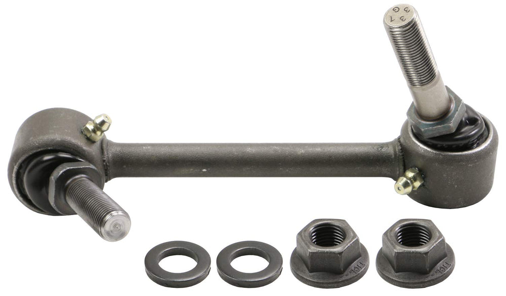 MOOG K80948 link for Toyota Tacoma assembly showing sturdy build and reliable handling