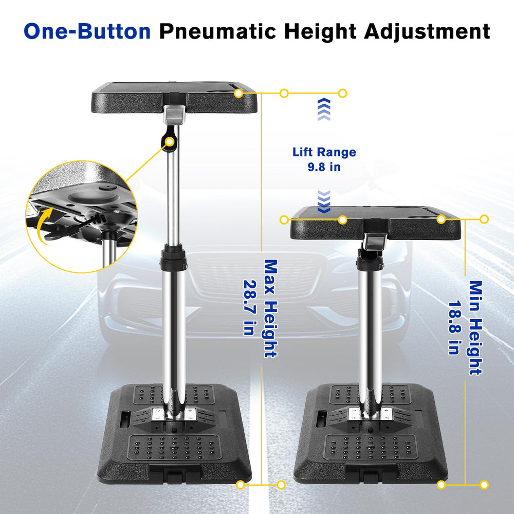 MOOMARTO non-slip base keeps the tray steady on bumpy roads.