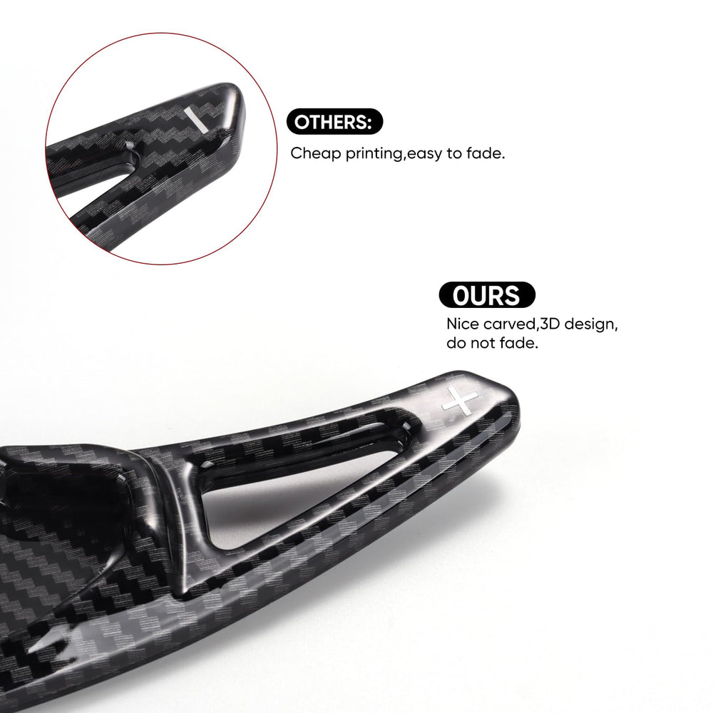 Moonateen installation steps for paddle shifter extensions with 3M tape