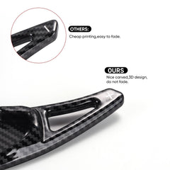 Moonateen installation steps for paddle shifter extensions with 3M tape