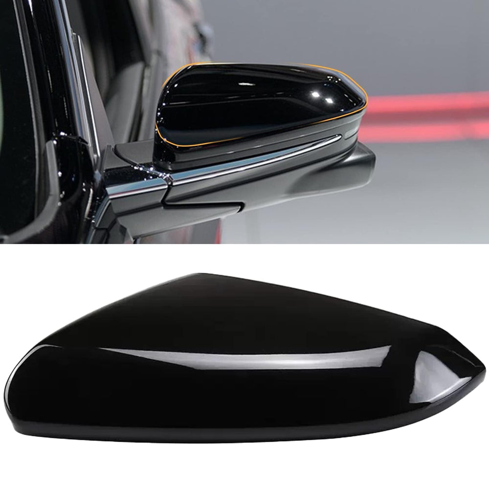 Moonlinks Civic driver-side mirror cover in glossy black