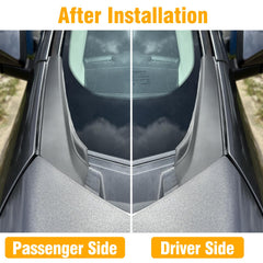 Two-piece Moonlinks Rav4 wiper cowl package for driver and passenger sides