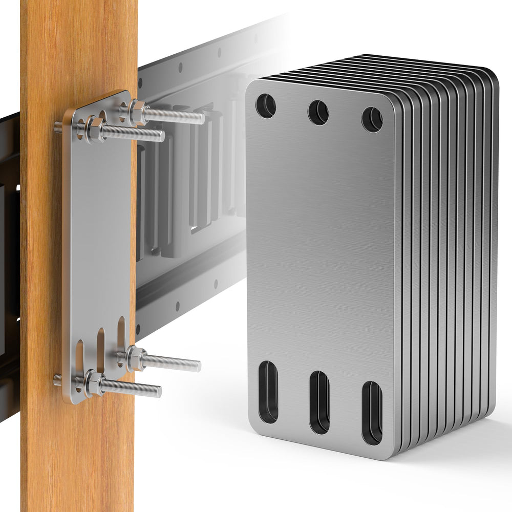 MooxHAI e-track backplate assembly for secure trailer mounting.