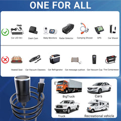 Moqidong compact cable for tailgates and road trips