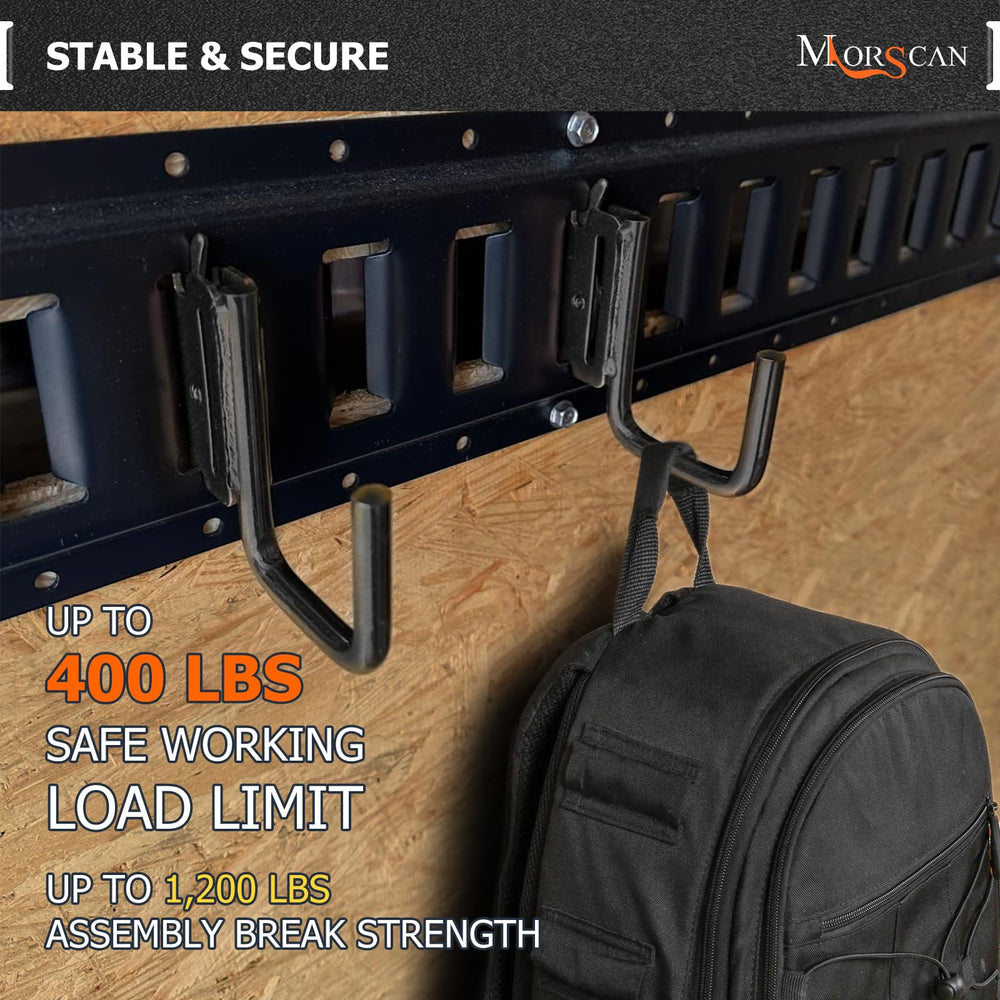MorScan quick-install lever action shown for fast hook mounting