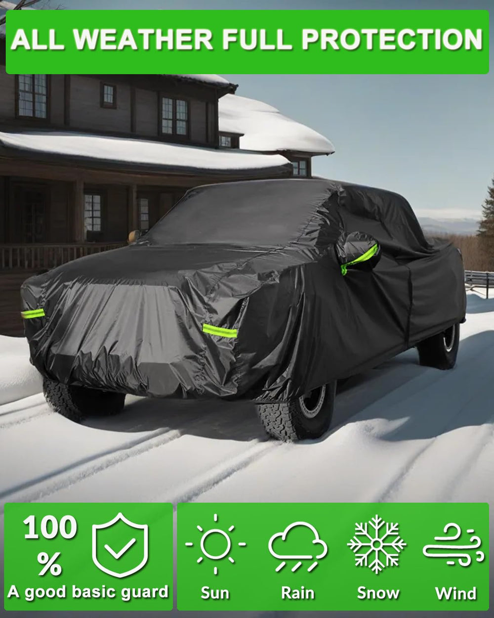 Morhept pickup cover drive-side zipper enables easy cab access