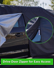 Morhept pickup cover wind-proof strap system keeps the cover secure