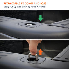 Morkot snap-up snap-down design demonstrates quick load securing.