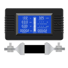MORNING GROUP DC monitor front view showing compact 9-in-1 meter for battery health