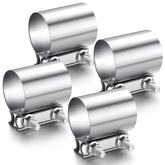 MorningRo 2.5-inch exhaust clamp secures pipes with a tight seal.