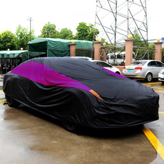 MORNYRAY sedan-size guide image shows correct fit for 194-206 inches.
