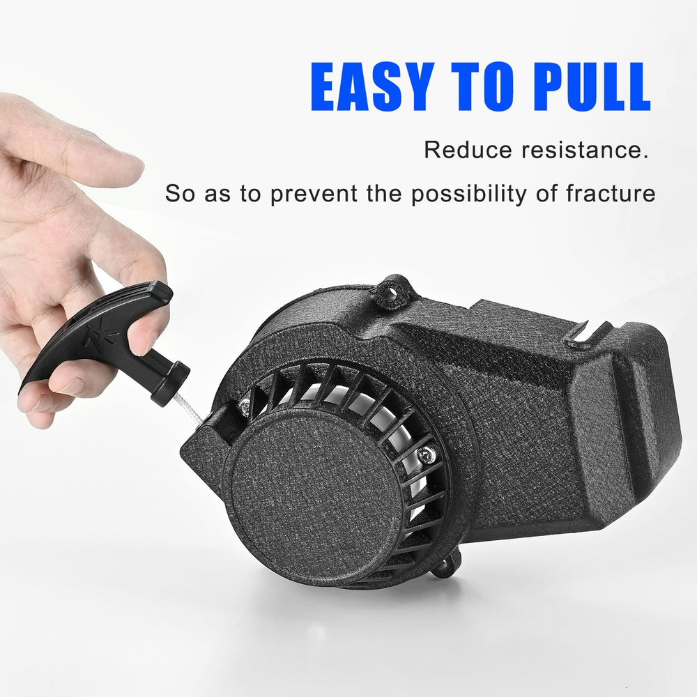 Moroxi recoil pull starter installation guide for quick upgrade on pocket bikes.