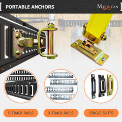 MorScan 360-degree rotation enables precise strap path to keep cargo clear.