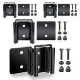 MorScan e-track connector square plates for stable trailer mounting.