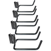 MorScan e-track double J hooks four-pack for versatile tool storage