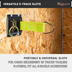 MorScan double-slot mini plate made of high-strength steel for durability