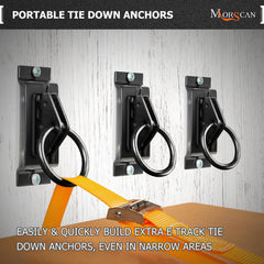 MorScan O-Ring with spring-loaded action for secure strap attachment