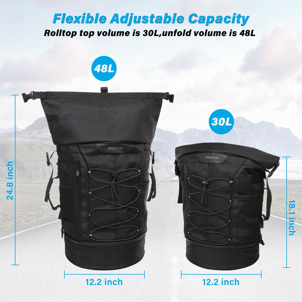 MOSISO rain cover keeps belongings dry during sudden showers.