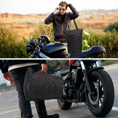 MOSISO adjustable shoulder strap adapts to rider height for comfortable carrying.