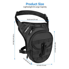 MOSISO quick-release design simplifies transitions between riding and hiking.
