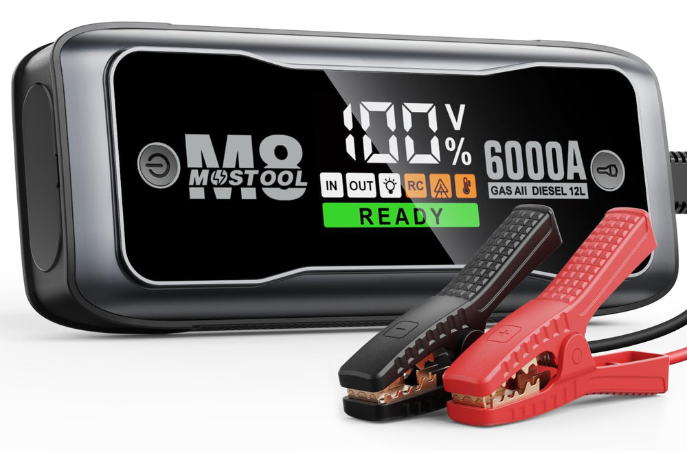 MOSTOOL M8 delivers 6000A peak power for fast 12V engine starts.