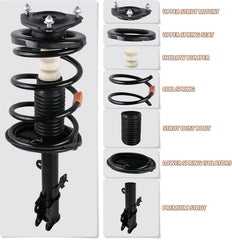 MOSTPLUS front strut with coil spring and mounts for Chevrolet Cobalt 2005-2010, easier installation