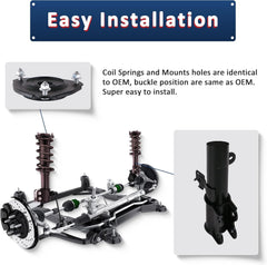 MOSTPLUS assembled front suspension ensures consistent performance during daily driving