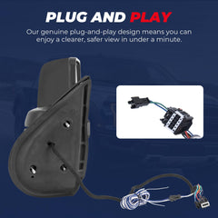 MOSTPLUS puddle lights illuminate the ground when unlocking for safer footing.