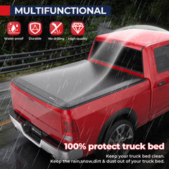 MOSTPLUS clamp-on lock system secures cargo on Ram 1500 for secure access.