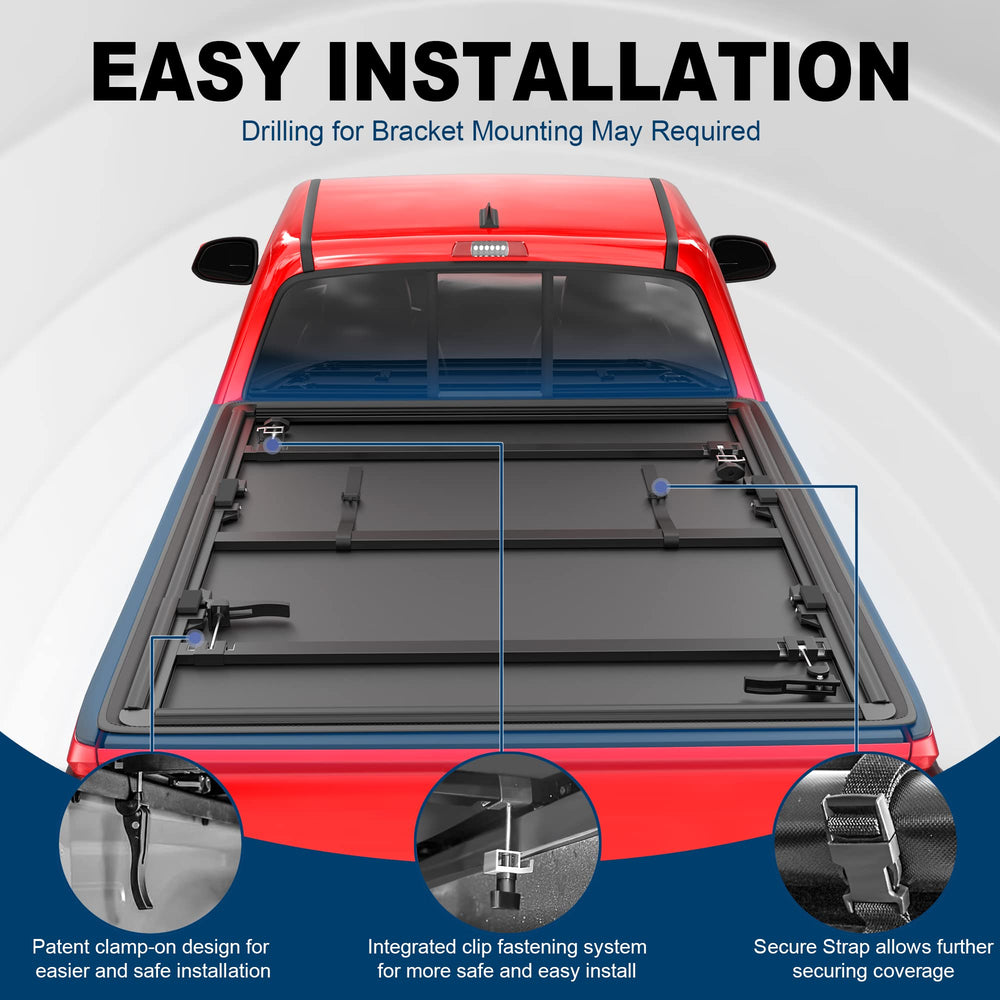 MOSTPLUS waterproof and UV-resistant tonneau shields cargo in all weather