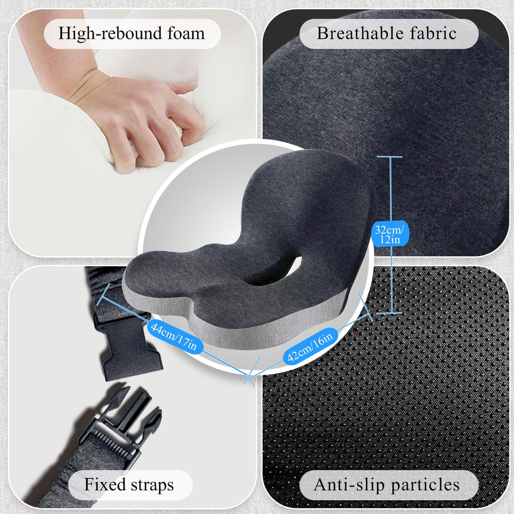 Mosxoed memory foam seat cushion for trucks delivers comfort during hours on the road.
