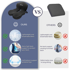 Mosxoed seat cushion is ideal for car, truck, and office use.