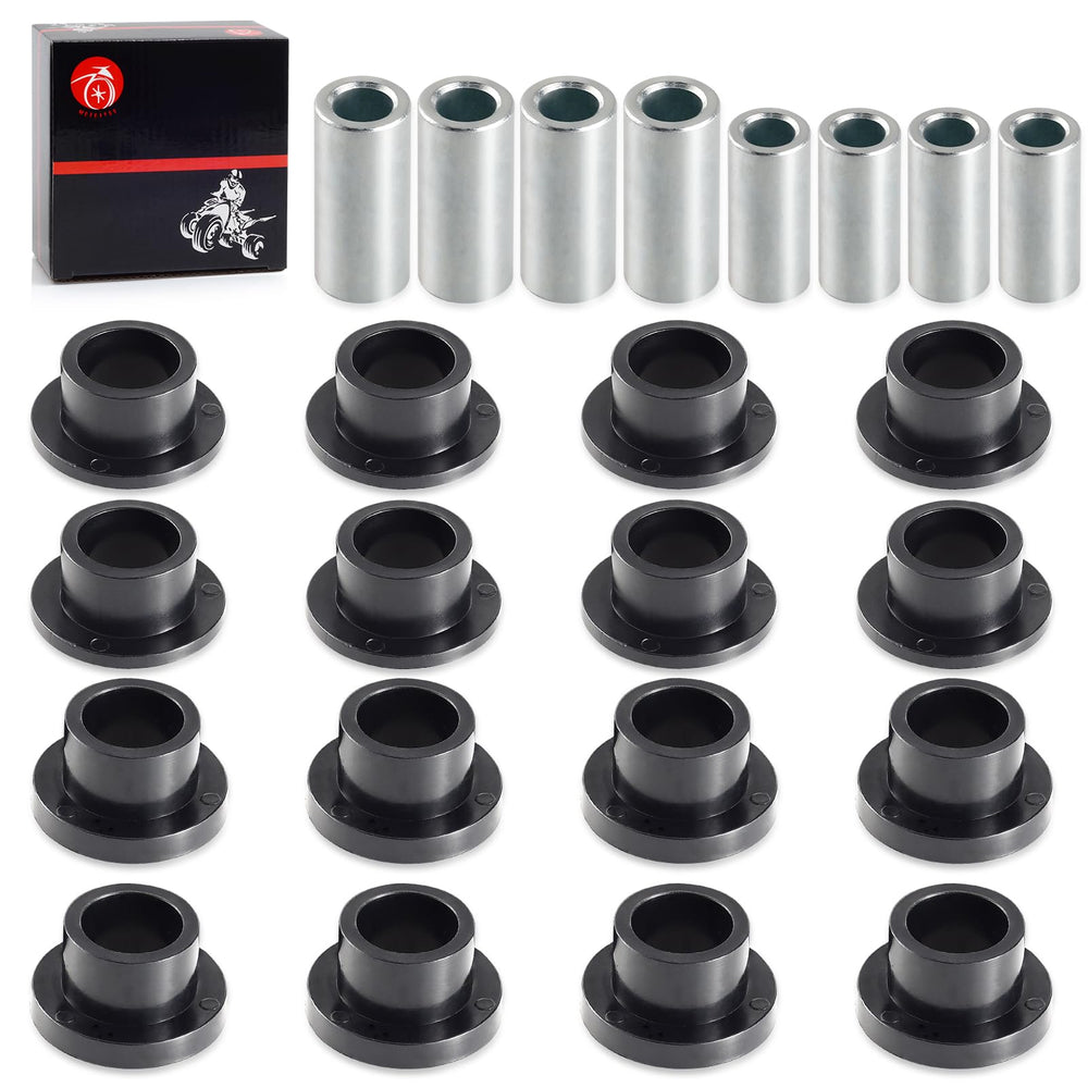 MOTO1988 front-rear shock bushings 16pcs kit improves ride stability for Polaris Ranger.