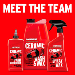Mothers California Gold spray-wipe action illustrates user-friendly, professional-grade results