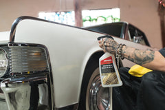 Mothers California Gold Waterless Wash & Wax travel-friendly bottle for on-the-go detailing