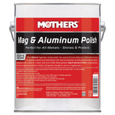 Mothers Mag Aluminum Polish bottle delivers a brilliant, mirror-like shine for metals.