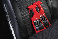 OEM-like finish restored on multiple plastics using Mothers Protectant.