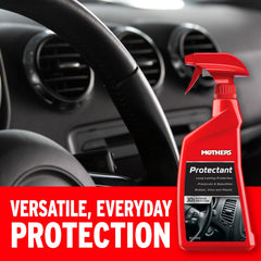 Mothers Protectant spray-on application demonstrates quick, even coverage.