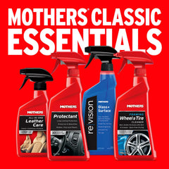 Surface protection against environmental exposure with Mothers Protectant.