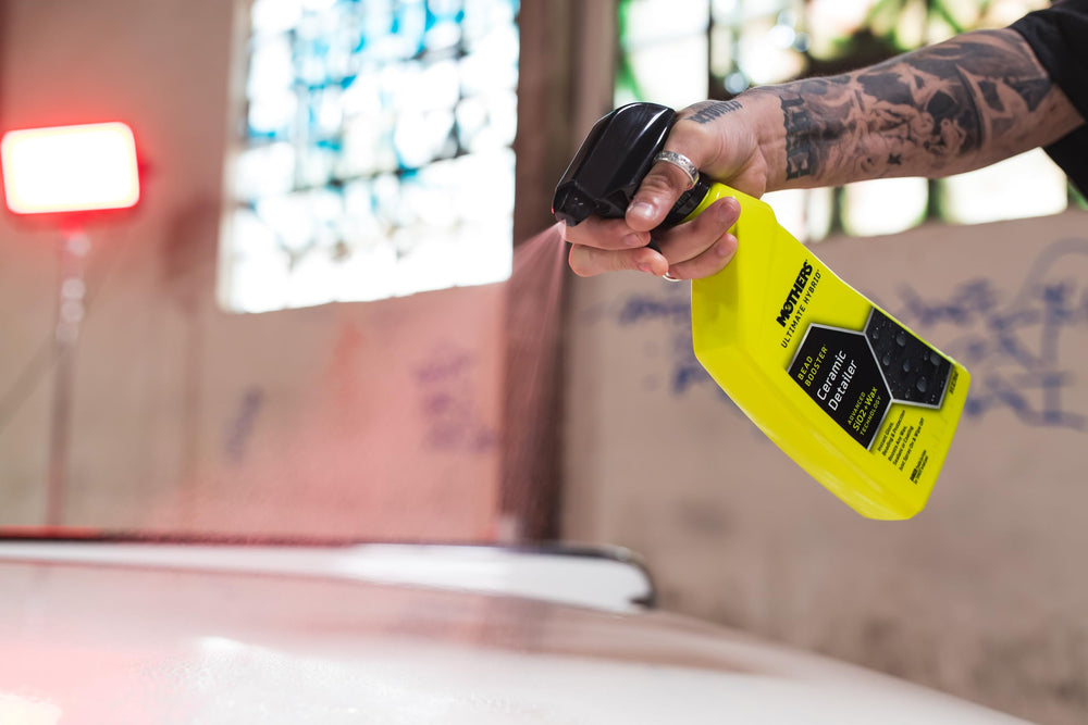 Mothers Ultimate Hybrid Ceramic Detailer delivering fresh gloss with beading and protection