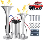 Motiilanco 12V 600dB air horn front view for bold highway alerts