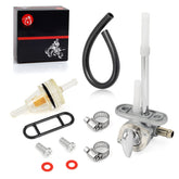 Moto1988 fuel petcock kit packaging shows complete parts for Yamaha bikes, supporting reliable fuel delivery.