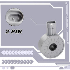 MOTO1988 durable 2-pin switch close-up for rugged off-road use
