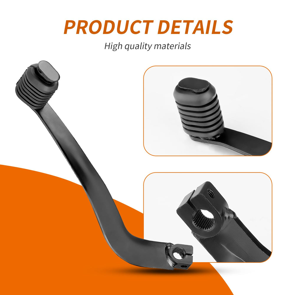 MOTO1988 gear shifter pedal side view shows durable construction