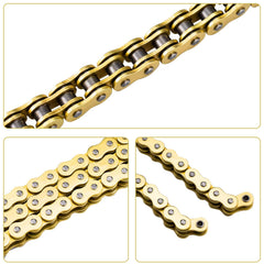 Moto1988 chain gold on Yamaha model fit example