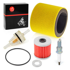 MOTO1988 fuel filter and O-ring kit for Kawasaki Bayou ensures proper sealing and fuel flow.