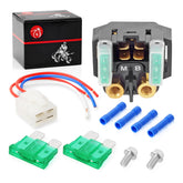 MOTO1988 starter solenoid relay with M-B square plug for Yamaha bikes, supports reliable starting