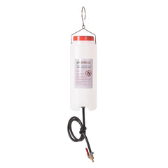 MOTO4U auxiliary fuel tank mounted over the engine for easy servicing
