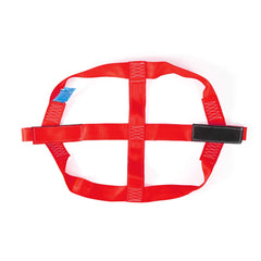 MOTO4U brand strap visible on gear for secure transport